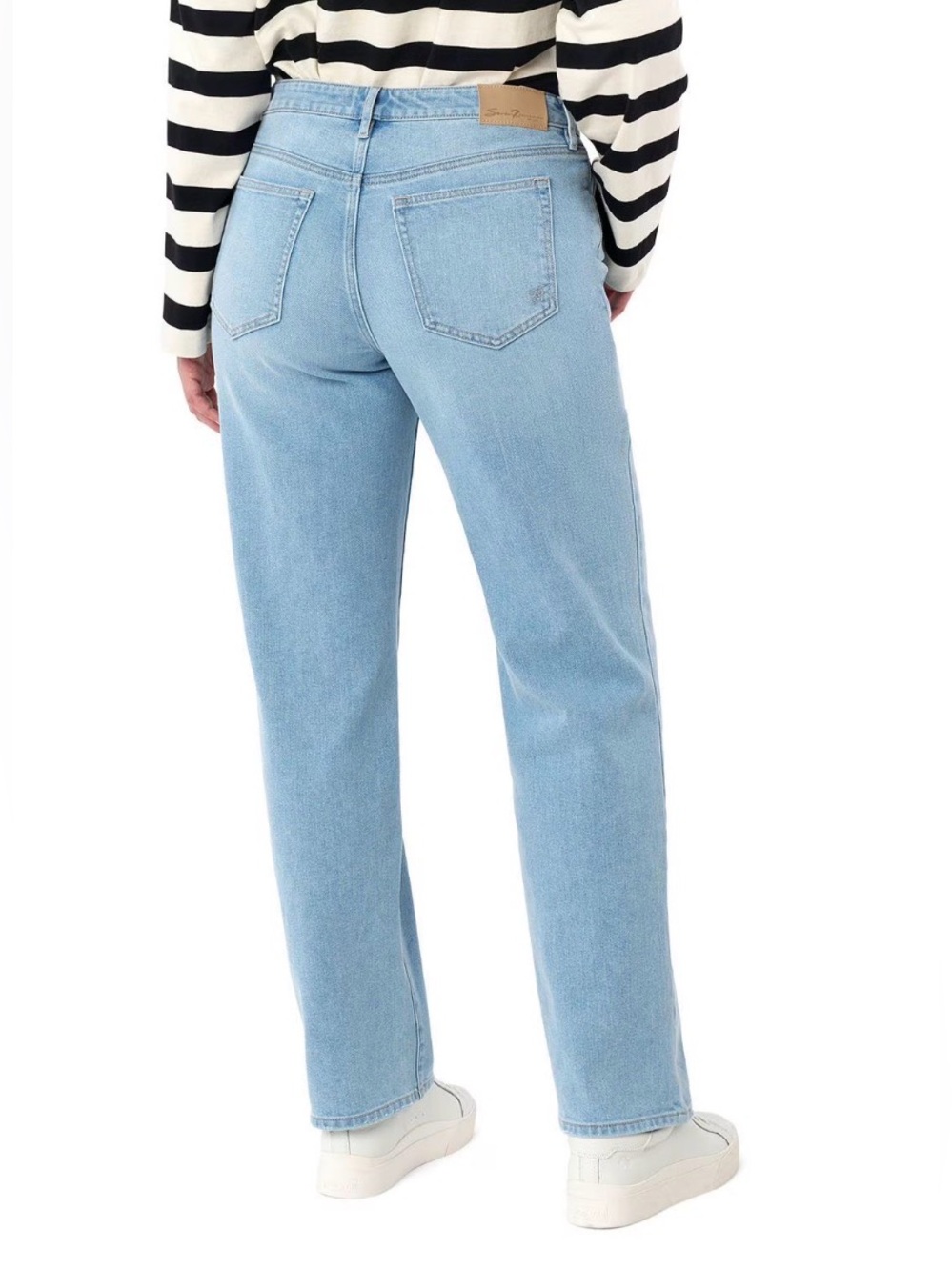 Seven7 Straight Leg Loose Fit Light Blue Women's Jeans Size 20W NWT - Picture 2 of 10